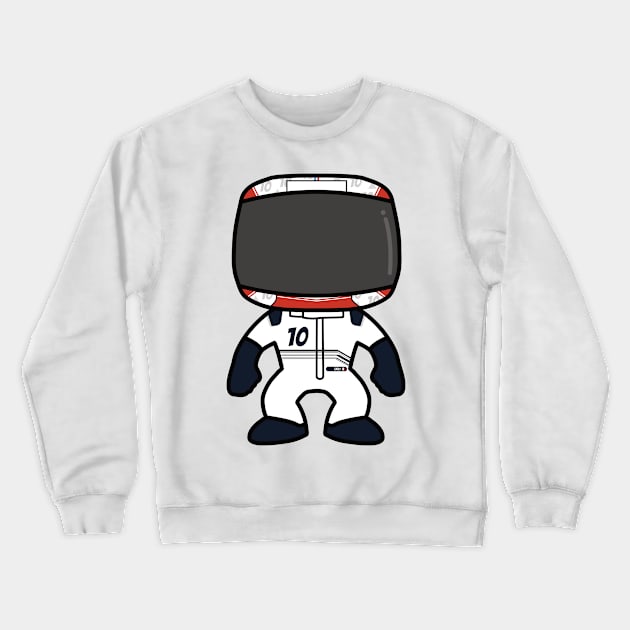 Pierre Gasly Custom Bobblehead - 2022 Season Crewneck Sweatshirt by GreazyL